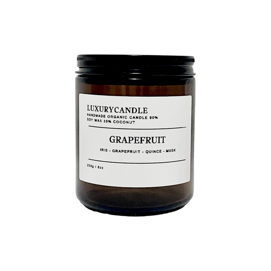 Grapefruit Candle | Iris - Musk - Quince - Grapefruit